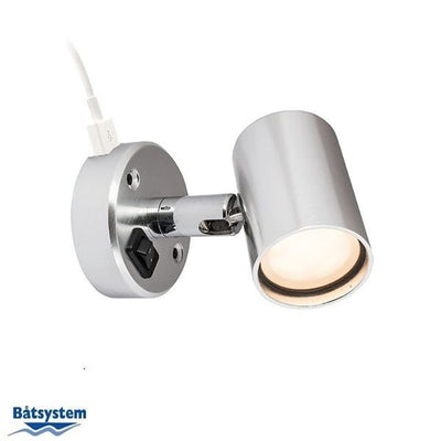 BatSystem Cabin light Tube D1 SMD LED, Aluminum USB socket