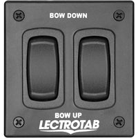 Lectrotab Flat Rocker Control Panel (12V & 24V / Single Station)  616950 - ChasNewensMarine