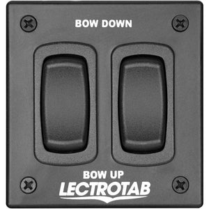 Lectrotab Flat Rocker Control Panel (12V & 24V / Single Station)  616950 - ChasNewensMarine