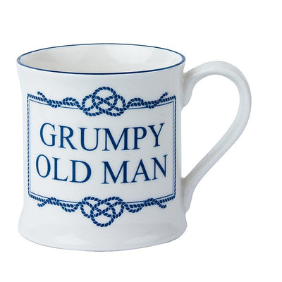 Campfire-style Mugs - Nautical logos: Grumpy old Man  Galley Slave