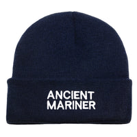 Embroidered Knitted Beanie Hats - Various Nautical Motifs