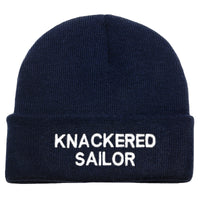 Embroidered Knitted Beanie Hats - Various Nautical Motifs