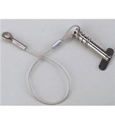 Tethered 1/4" Spring Loaded Clevis Pin - by ATTWOOD