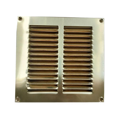 AG Return Air Grill Vent Brass Square 6