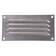 AG Hooded Louvre Vent Polished 430 Stainless Steel 6" x 3"