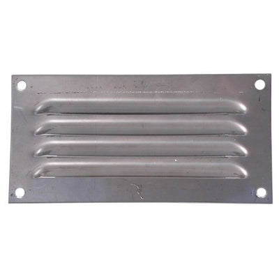 AG Hooded Louvre Vent Polished 430 Stainless Steel 6