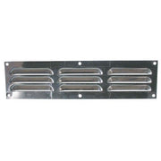 AG Hooded Louvre Vent Polished 430 Stainless Steel 12" x 3"