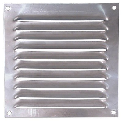 AG Hooded Louvre Vent Polished 430 Stainless Steel 6