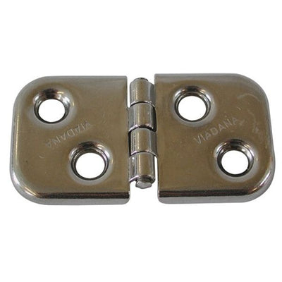 AG Back Flap Hinge in Stainless Steel 32 x 61mm Open