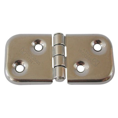 AG Back Flap Hinge in Stainless Steel 40 x 80mm Open