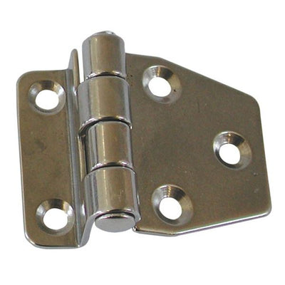 AG 10mm Cranked Hinge in Stainless Steel 37mm x 48mm