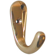 AG Hook Single Robe Brass - ChasNewensMarine
