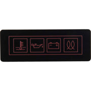 ASAP Electrical Multifunctional Warning Lamp Panel (12V)  709062 - ChasNewensMarine