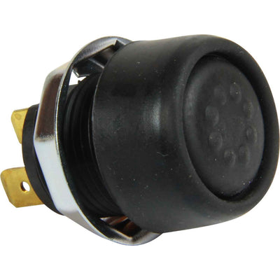 Splash Proof Push Switch (Push On / Sprung Off / 22mm Cut Out)  711476