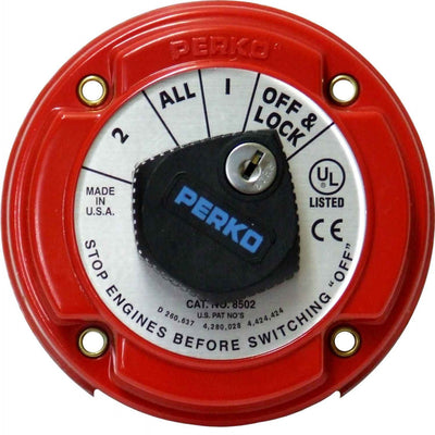 Perko Standard Battery Isolator 250A with Lock (12-32V)  714675