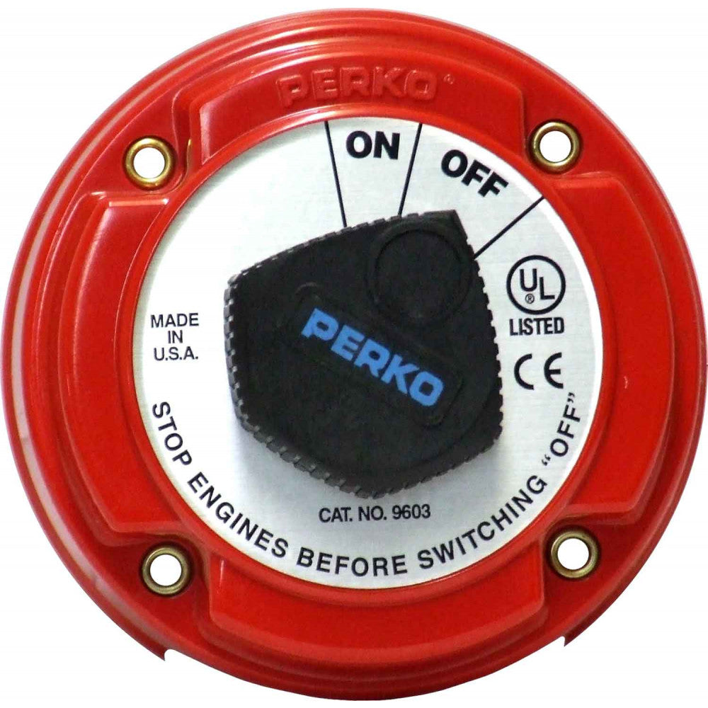 Perko 9603DP Alternator Disconnect Battery Isolator 250A (12-32V)  714687 - ChasNewensMarine