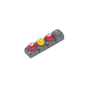 Horizontal Battery Distribution Cluster for Single Engine with Two Battery Banks