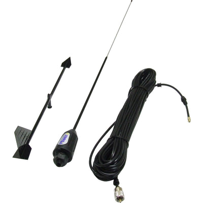 Shakespeare YHK Stainless Steel Whip Antenna (20m Cable / VHF)  716514