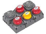 BEP 717-140A-DVSR Battery Distribution Cluster for Twin Outboard Engine with Three Battery Banks
