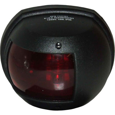 Maxi Port Red Navigation Light (Black Case / 12V / 15W)  721872