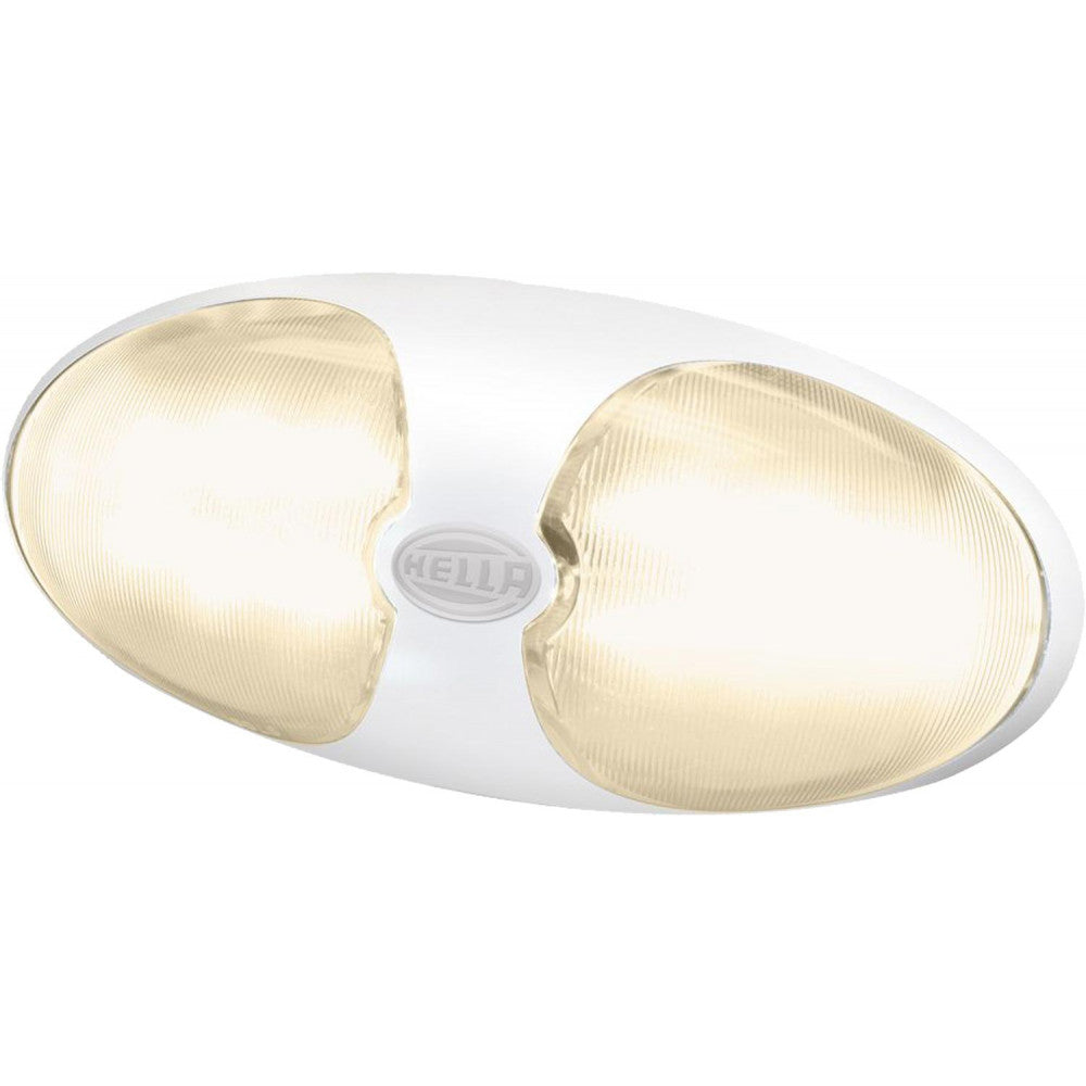 Hella DuraLED 12 LED Light with Switch (2.5W / Warm White)  724912 - ChasNewensMarine