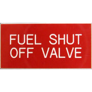 Fuel Shut Off Valve Label (50mm x 25mm)  728053 - ChasNewensMarine