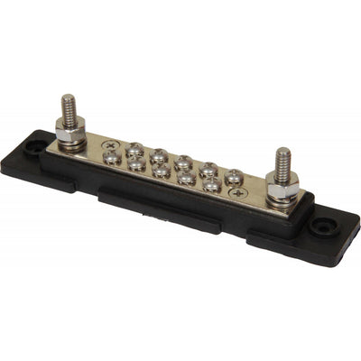 VTE Black Power Distribution Busbar (2 x 1/4