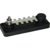 VTE Black Power Distribution Busbar (1 x 1/4" Post & 10 x 6.3mm Tabs)  729281 - ChasNewensMarine