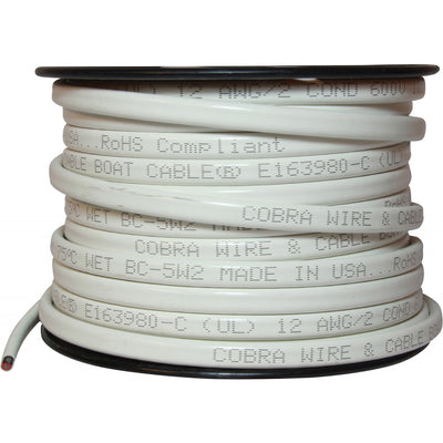 UL Certified Twin Core Tinned Flat Cable (12AWG / 30 Metres)  733243-L