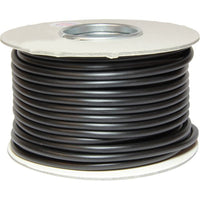 ASAP Electrical Round 2 Core 1mm&sup2; Black Thin Wall Cable (30m)  734243-A