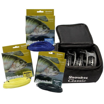 Snowbee Classic 2 Fly Reel / Spool / Fly Line Combi Kit - #8