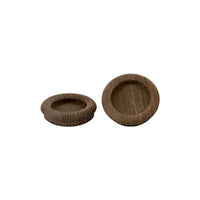 Eude Teak Pull For Door Or Drawer, Round (Pair)