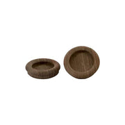 Eude Teak Pull For Door Or Drawer, Round (Pair)