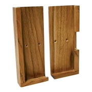 Eude Teak Tablet Holder, Adjustable