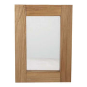 Eude Mirror Small, Teak Framed