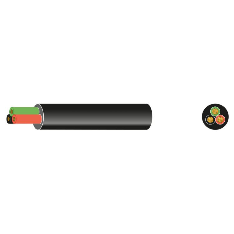 AMC Thin Wall 3 Core Cable - 3 x 1 MM2 x 30 m