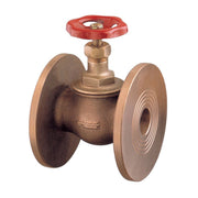 Bronze "Globe" Valve with Undrilled Or Drilled PN6/16 Flange - DN20