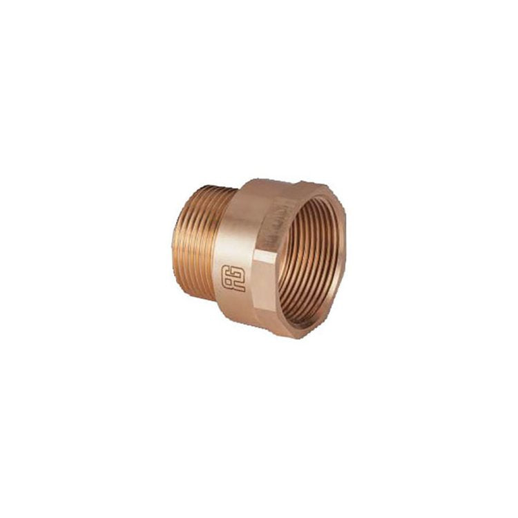 Bronze Reducing Nipple F-M 1/2" x 3/8"