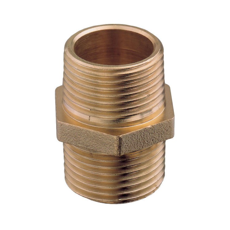 Brass Nipple M-M 3/4"