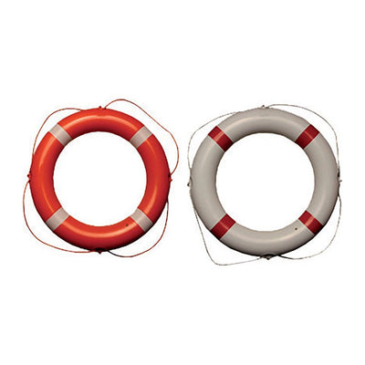 Besto PVC Lifebuoy, White/Red strip