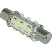 Warm White LED Indented Festoon Navigation Light Bulb (10V - 30V / 1W)  739730