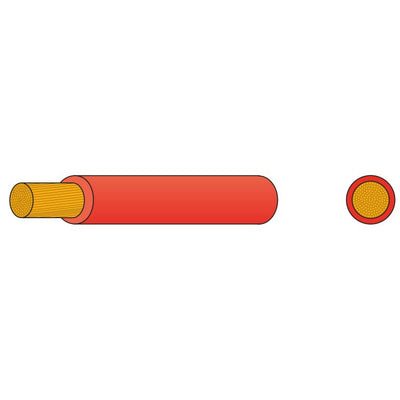 AMC Flexible Battery Cables, Sheath Colour Red