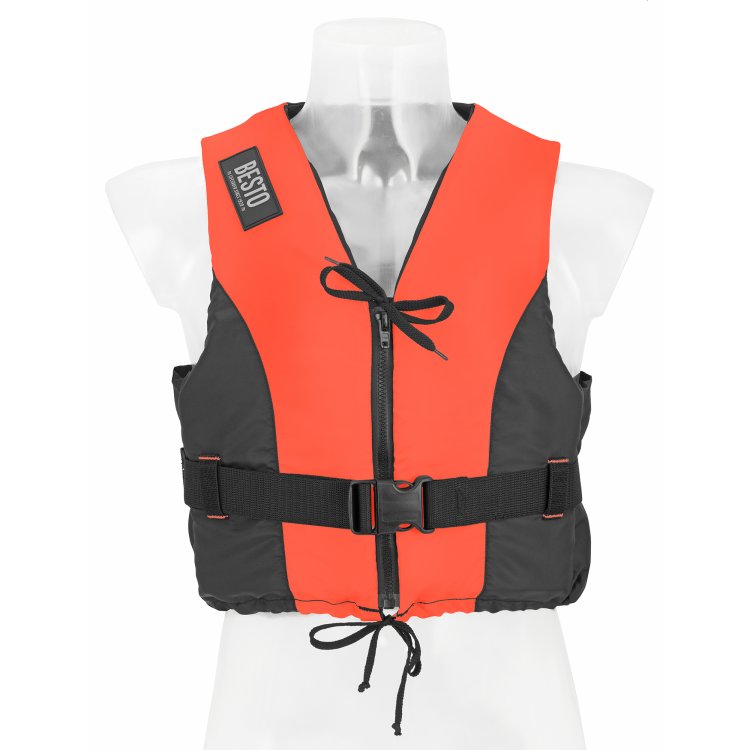 Dinghy Zipper 50N Buoyancy Aid Orange/Black