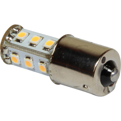 White LED BA15s Light Bulb (10V - 30V / 1.4W)  739808