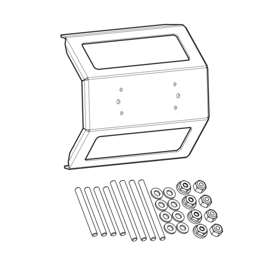 IDMK S12R - In-Dash Mounting Kit SOLIX 12 Models REINFORCED