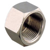 Nickel Plated Cap F 1"