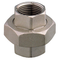 Nickel Plated Union F-F Tapered Seat & O-Ring 2"