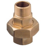Brass Union M-F Tappered Seat & O-Ring 1 1/4"