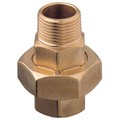Brass Union M-F Tappered Seat & O-Ring 2