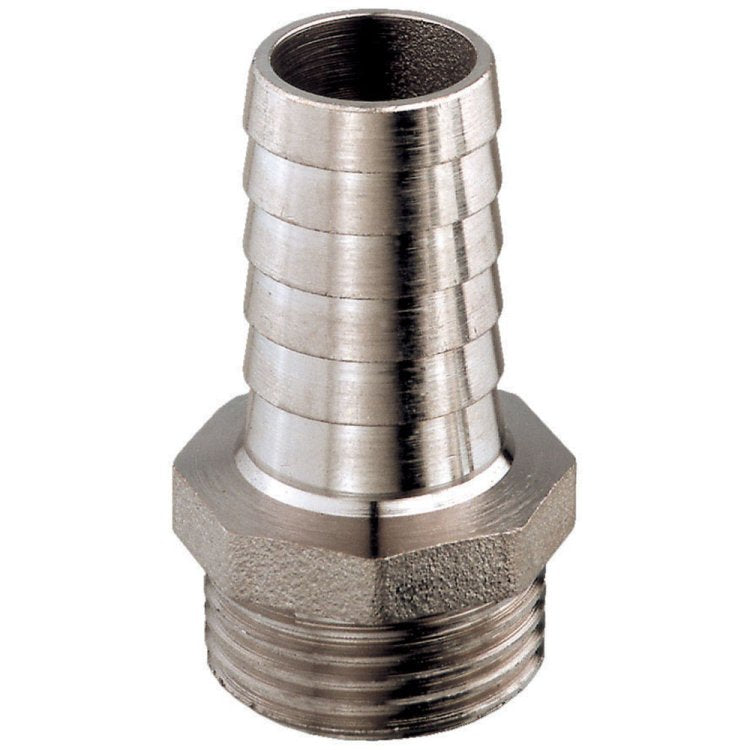 Nickel Plated Hose Connector M 1/2" x19mm